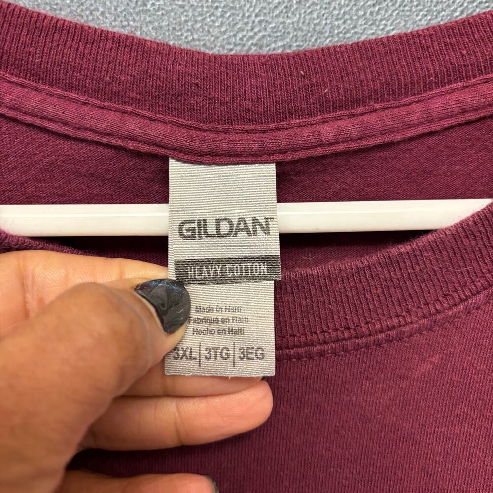 Vintage Absolute Esthetics Bunny Tail Shirt 3XL Maroon Gildan Tee Booty Waxing